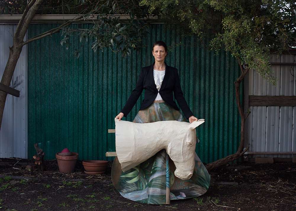Portrait of Australian artist Jacqui Stockdale, by Ilona Nelson for This Wild Song